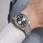 Seiko SSB429P1 Chronograph 41.5mm Black Dial Stainless Steel Men's Watch